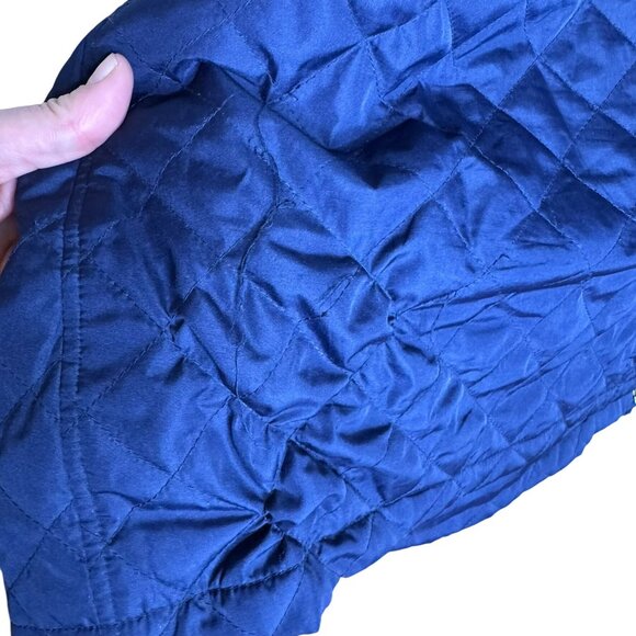 Boulder Creek Men's Navy Blue Lightweight Quilted Jacket, Corduroy Accents, 4XL - Picture 5 of 11